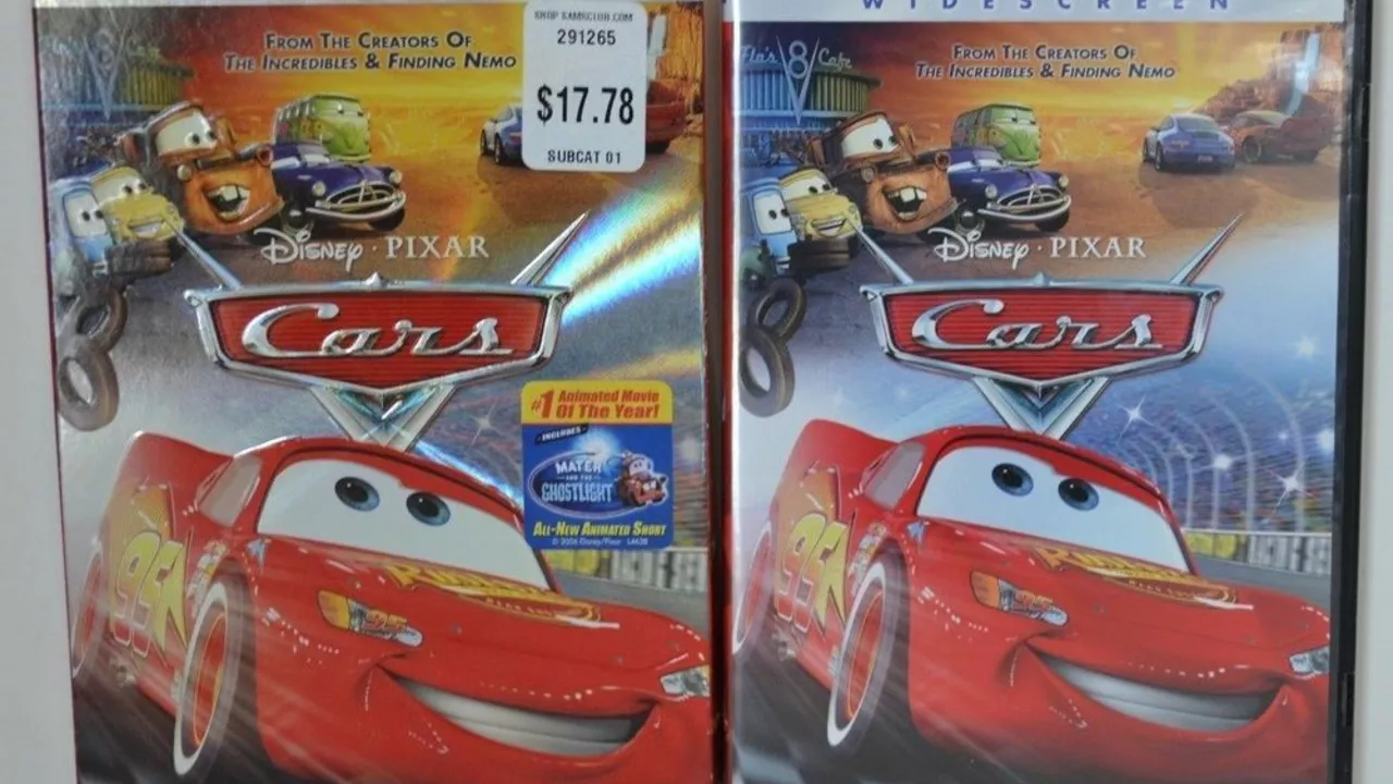 Was Disney-Pixar movie Cars released on VHS DVD or both?
